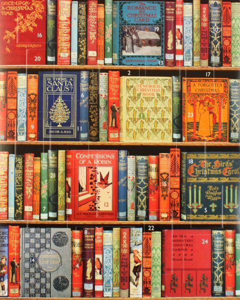 Advent Calendar-Christmas Bookshelf