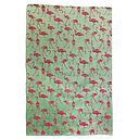 Wrap-Flamingos Magenta On Mint