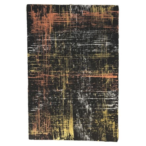 Wrap-Brushed Gold/White On Black