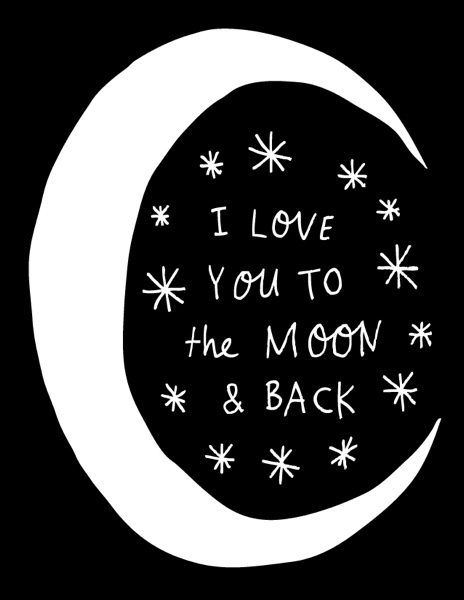 Card-The Moon and Back