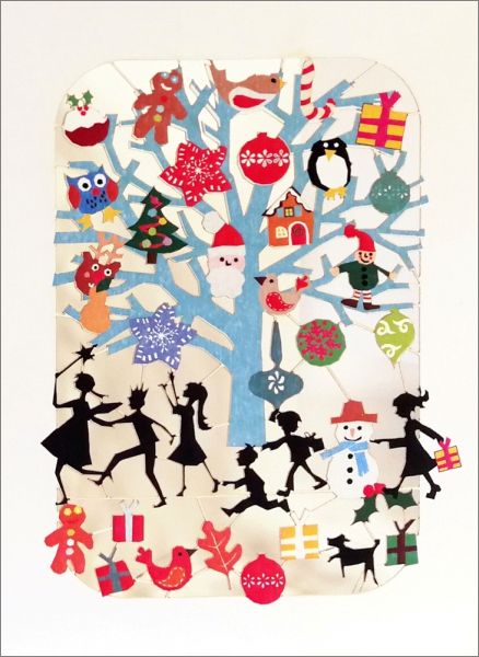 Card-Kids Playing