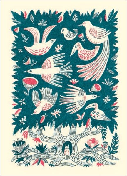 Card-Tree of Birds