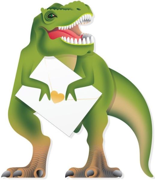 3D Card-Dinosaur-Rex
