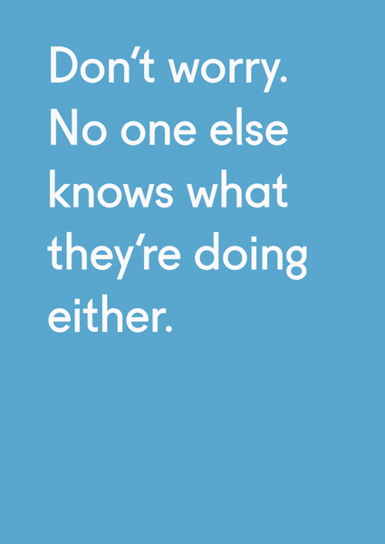 Card-No-One Else Knows What They're Doing