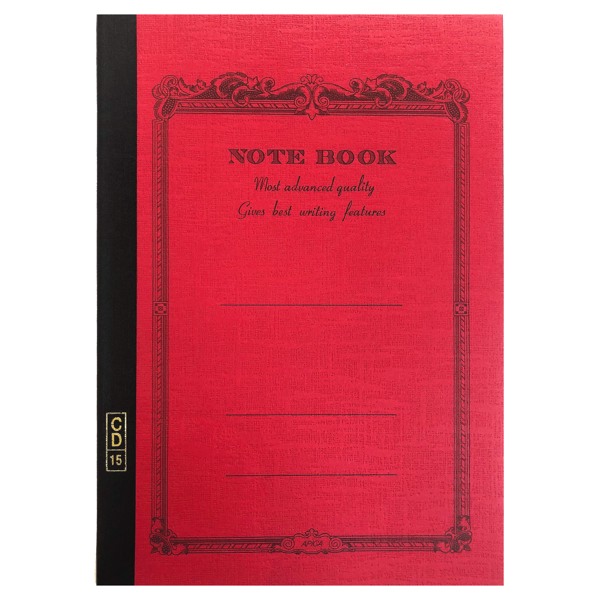 CD Notebook-B5 Lined Red