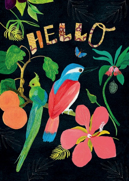 Card-Tropical Hello