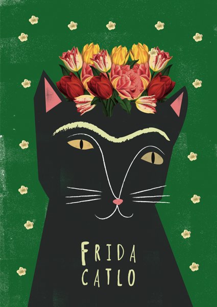 Card-Frida Catlo