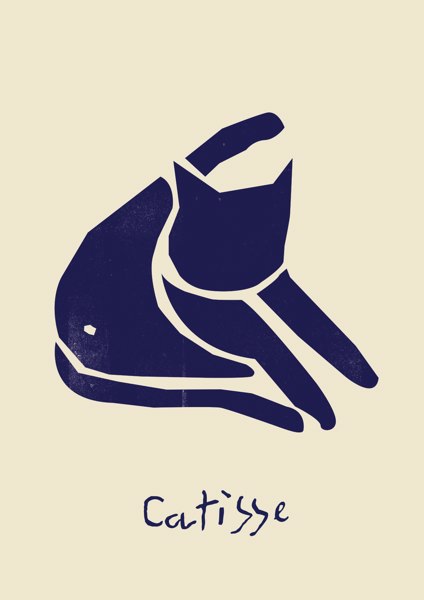 Card-Catisse Blue