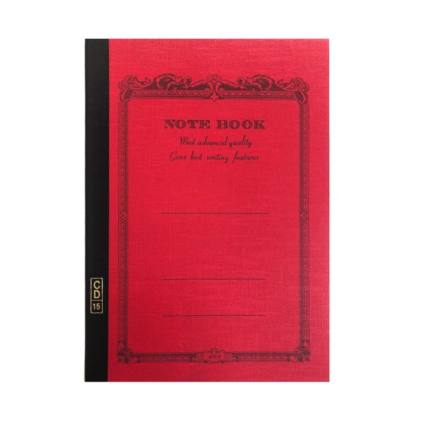 CD Notebook-A5 Lined Red