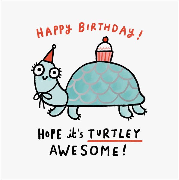 Foil Card-Turtley Awesome Birthday
