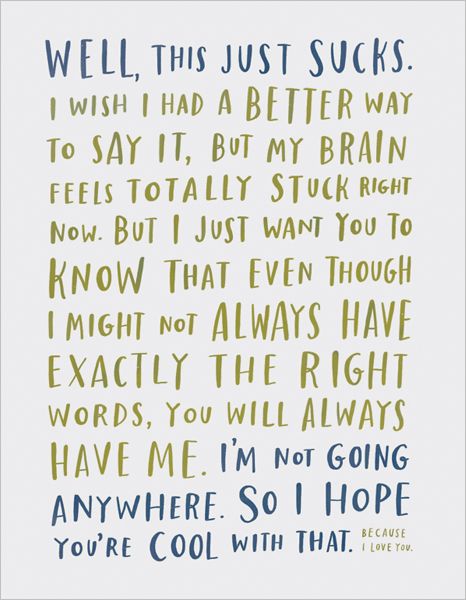 Card-Awkward Sympathy