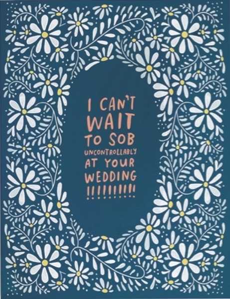 Card-Sob At Your Wedding