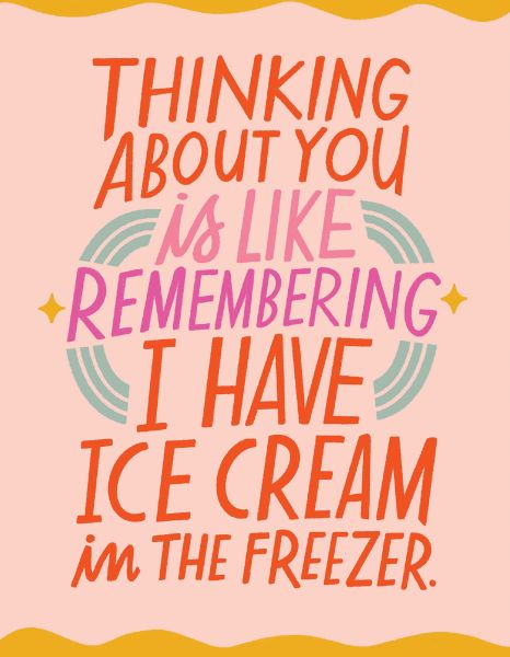 Card-Ice Cream Freezer Love