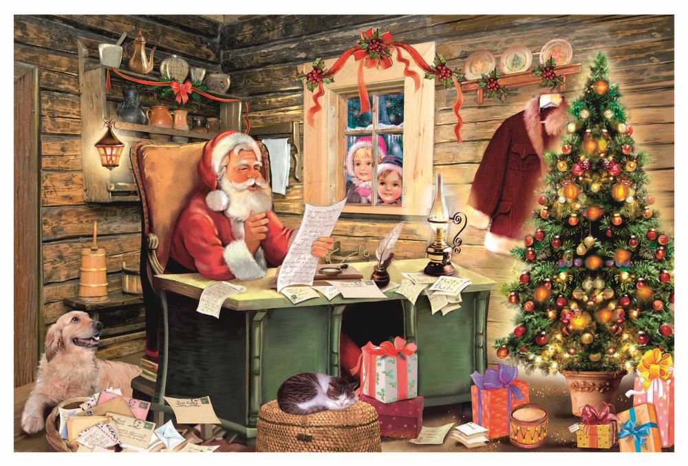 Advent Cal-Card-At the Desk