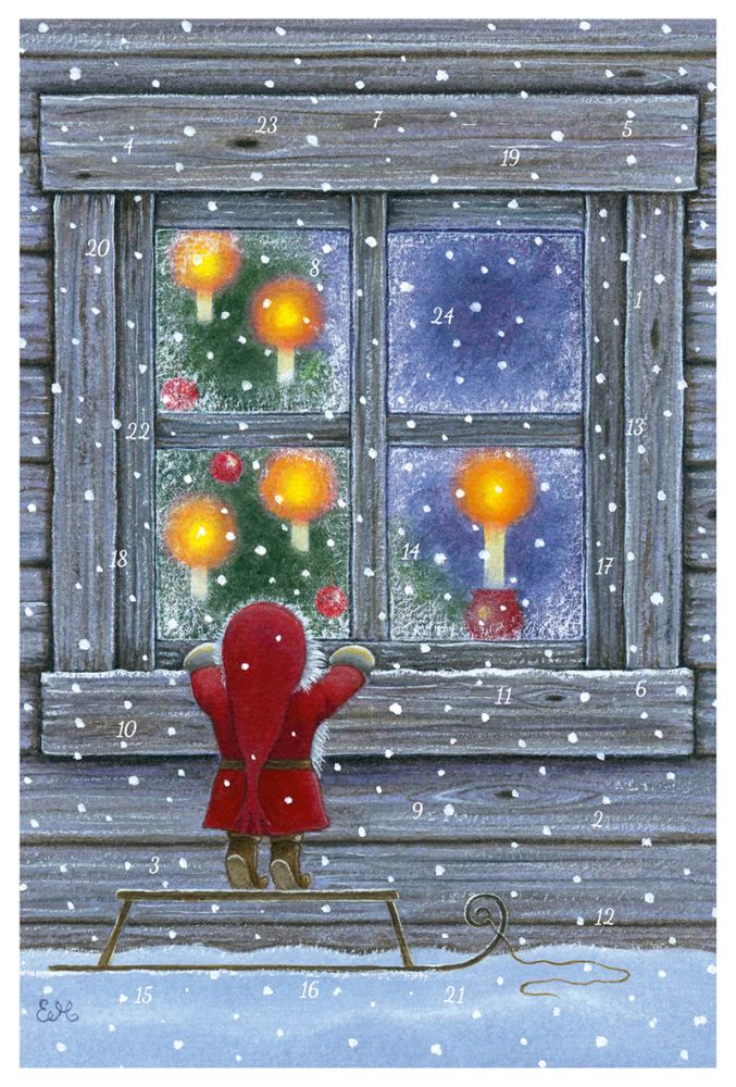 Advent Cal-Card-The Curious Tomte