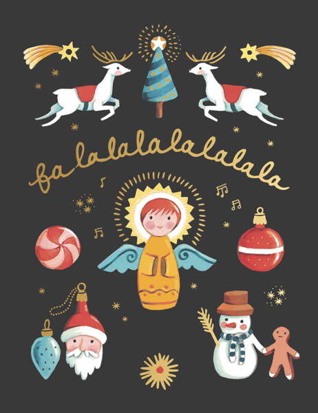 Foil Card-FaLaLa
