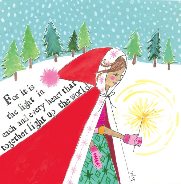 Card-For it is the Light