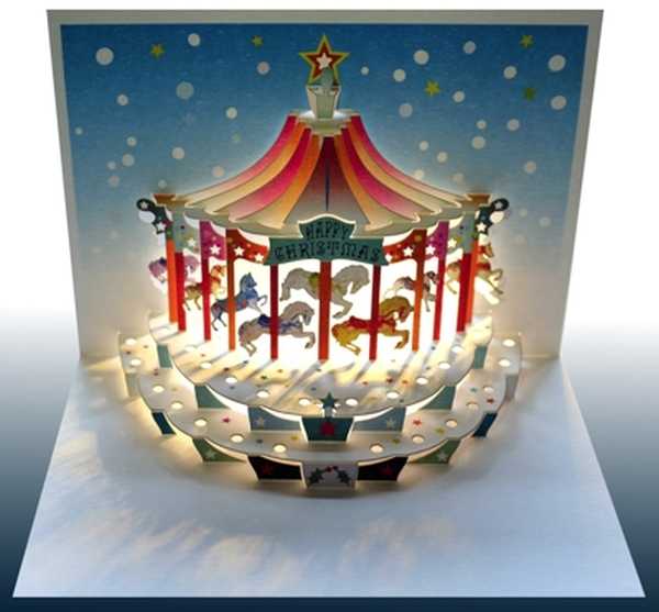 Card-Carousel Happy Christmas