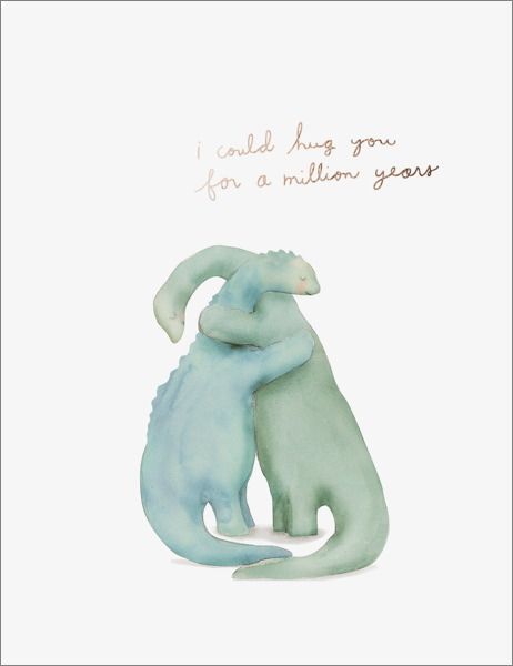 Foil Card-Million Year Hug