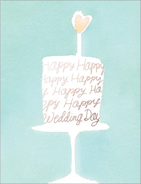 Foil Card-Wedding Cake