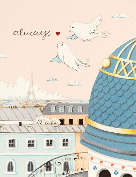 Card-Always Paris Rooftops