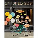 Card-Girl on Bike