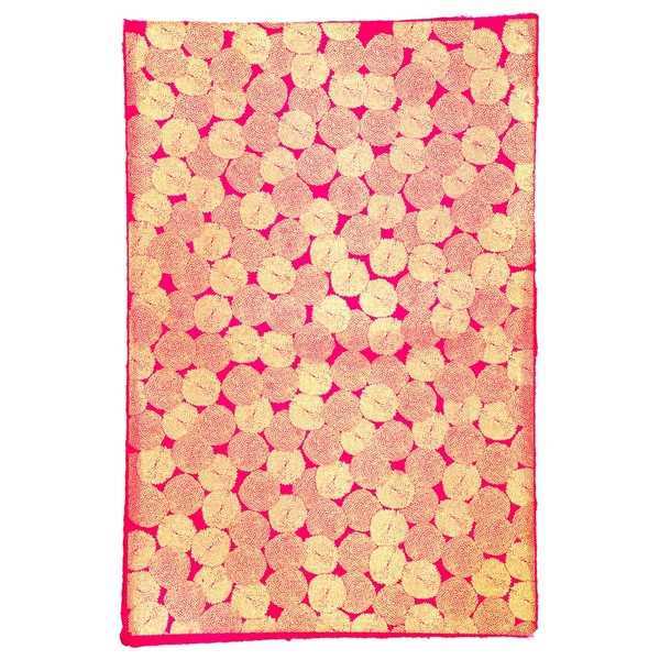 Wrap-Mums Gold On Magenta