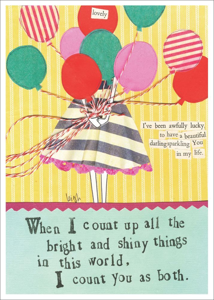 Card-Bright And Shiny Things