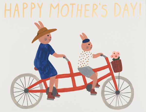 Foil Card-Tandem Bunnies