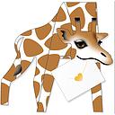 3D Card-Giraffe-Hi