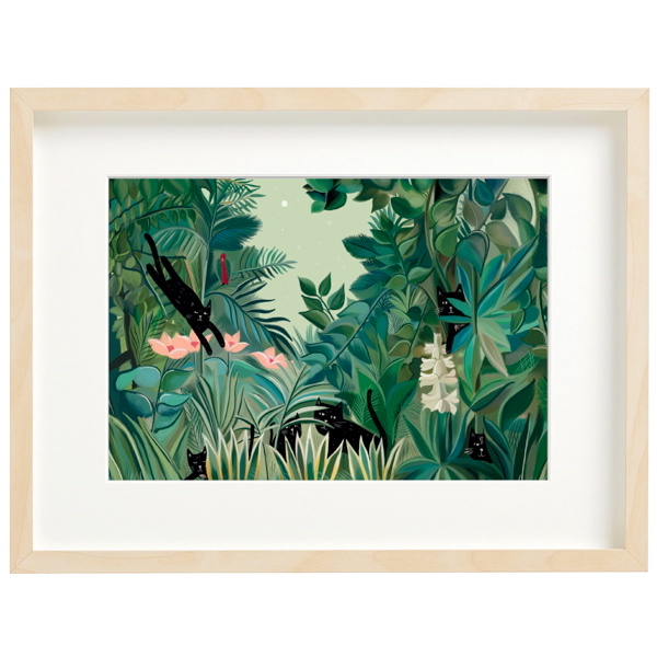 Art Print-Cat Jungle