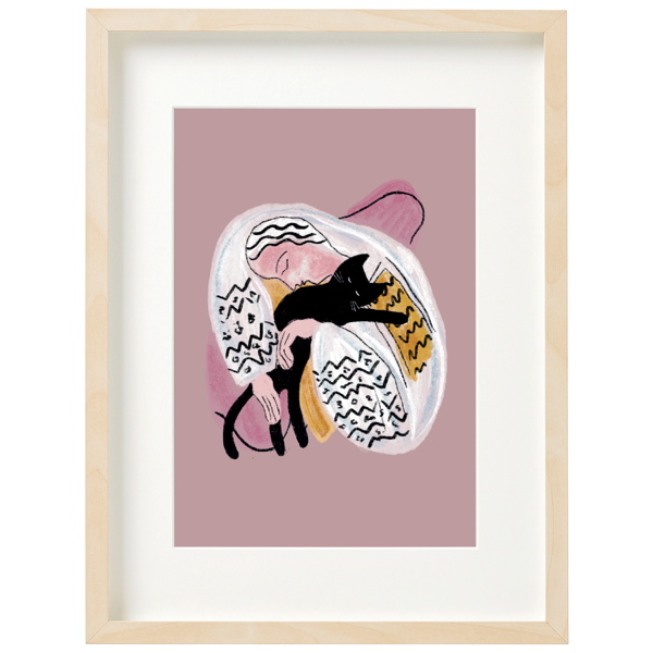 Art Print-Catisse Cat Hug