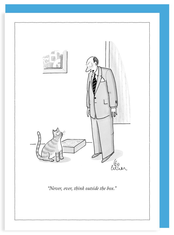 Card-Never, Ever, Think Outside The Box