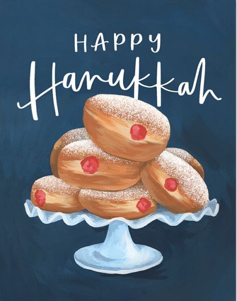 Card-Hanukkah Donuts