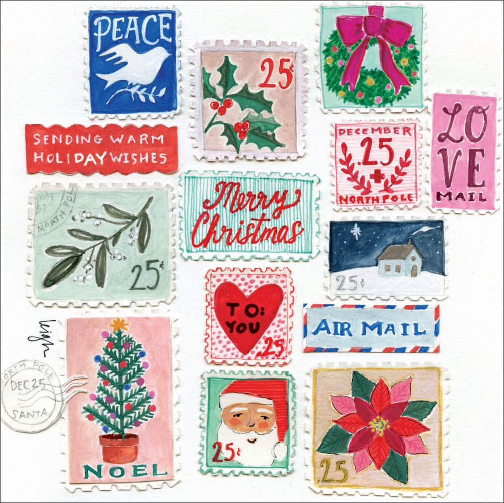 Card-Christmas Stamps