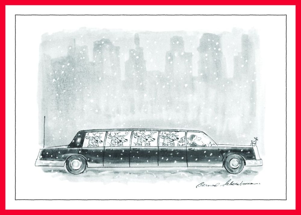 Card-Reindeer Limo 