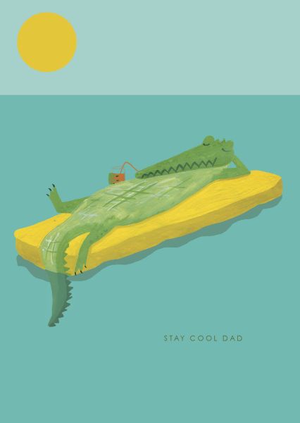 Card-Crocodile Dad
