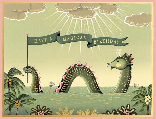 Foil Card-Sea Monster Birthday