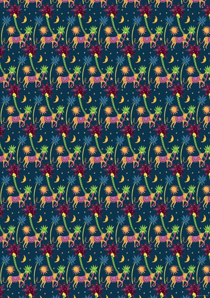 Wrap-Midnight Leopard