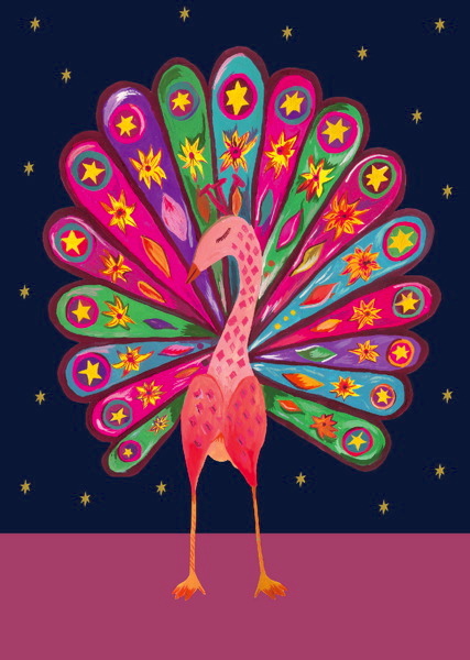 Card-Carnival Peacock