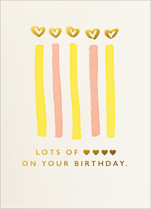 Card-Lots of Love On Your Birthday