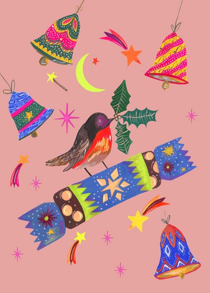 Card-Robin Christmas