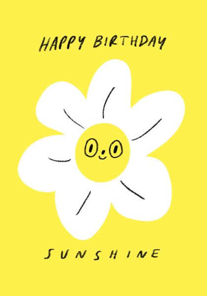 Card-Birthday Sunshine