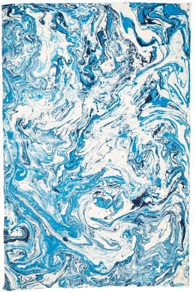 Wrap-Marble Blue On Natural