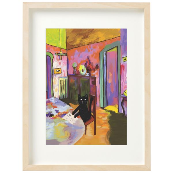 Art Print-Catdinsky Dining Room