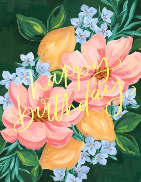 Foil Card-Abaco Birthday