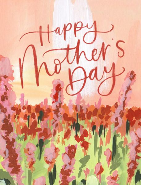 Card-Mother's Day Flower Field
