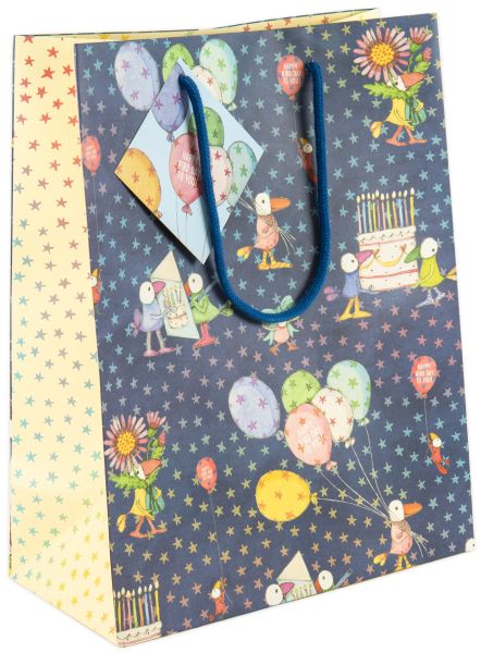 Gift Bag Large-Happy Bird Day Party