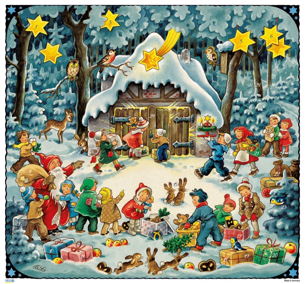 Advent Cal-Poster-Children by the Stalls