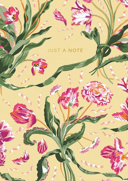 Foil Card-Just  A Note